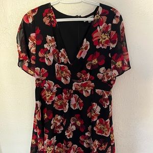 Madewell Tulip-Sleeve Mini Dress in French Rose Size 10